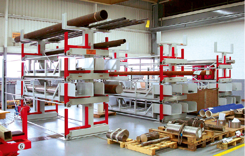Manual Drive Telescopic Cantilever Rack