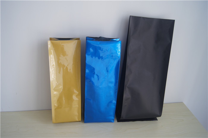 PET / AL / PE k Tea Bags Packaging , Stand Up Resealable Pouches Custom Size