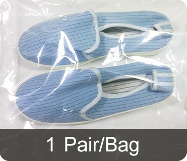 Electrical factory cleanroom stripe canvas PVC outsole shoe breathable esd antistatic working shoes