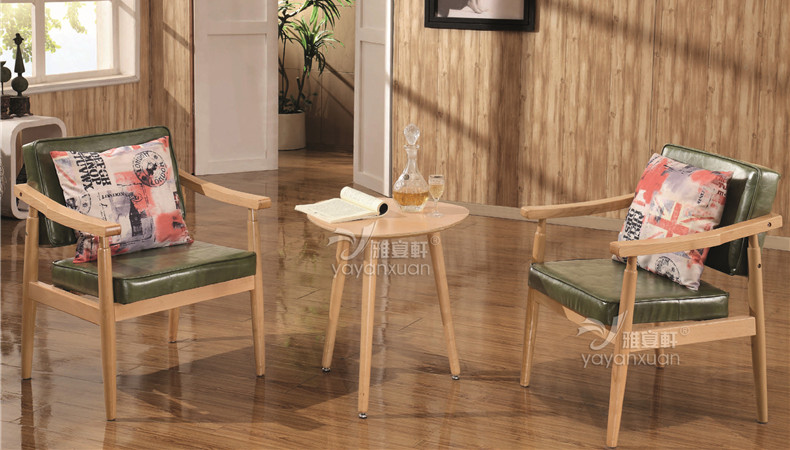 Reception Waiting Room Chairs With Woodern Material In Furniture Supplier (YW-2140)