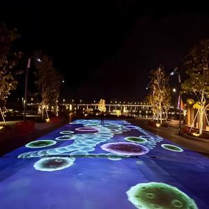  Waterproof Multiple Themes Interactive Ground Projection Game System Manufactures