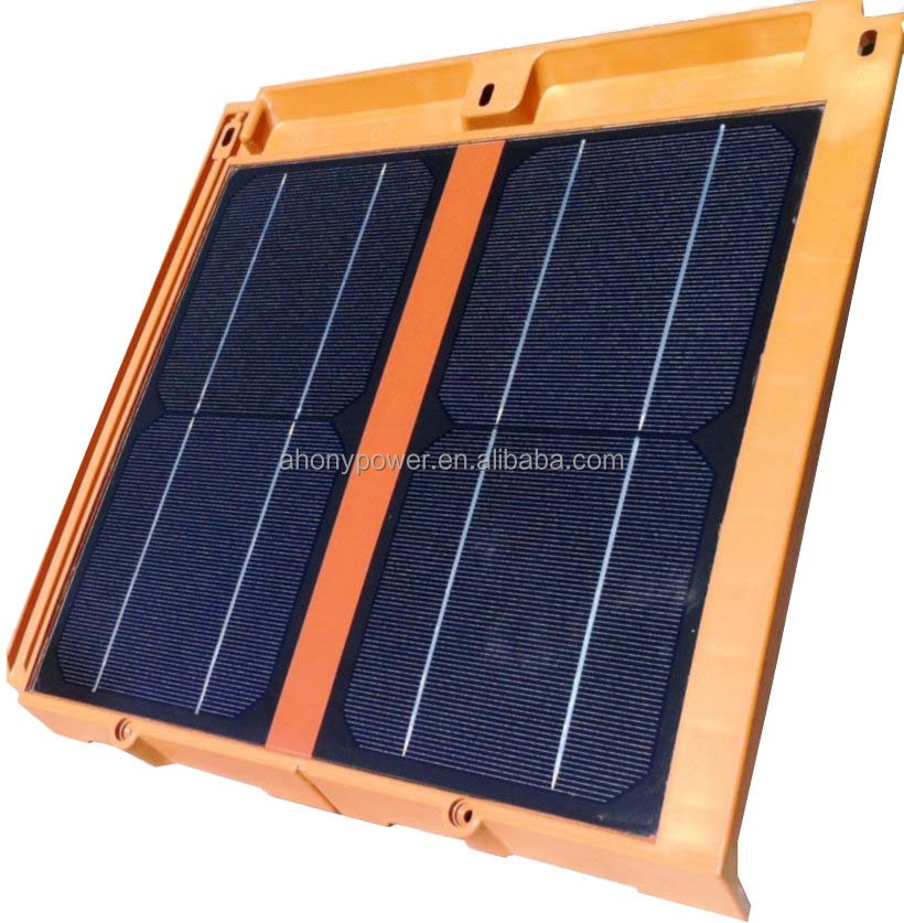 OEM car home villa house Solar Power Roof Shingles solar tiles energy for sustainable photovoltaic on off grid power