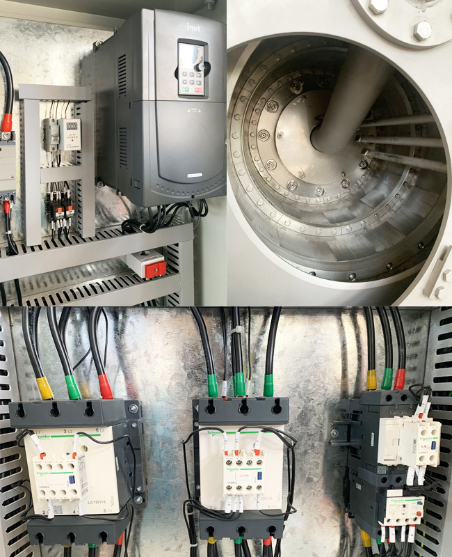 Two Stage Pusher Basket Centrifuge Chloroacetic Acid 480V