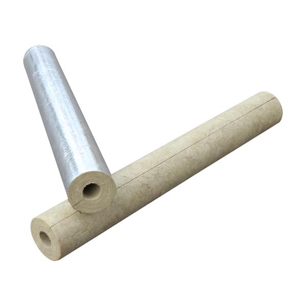 Heat Insulation Pipe Cover Mineral Wool Insulation Tube For Air Conditioning