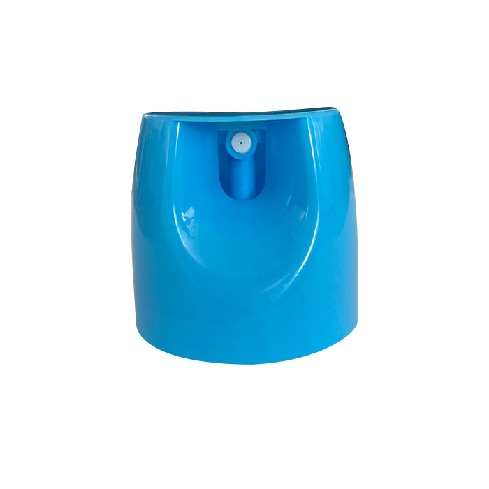 Customizable Blue Color Spray Actuators / Aerosol Overcaps 52mm