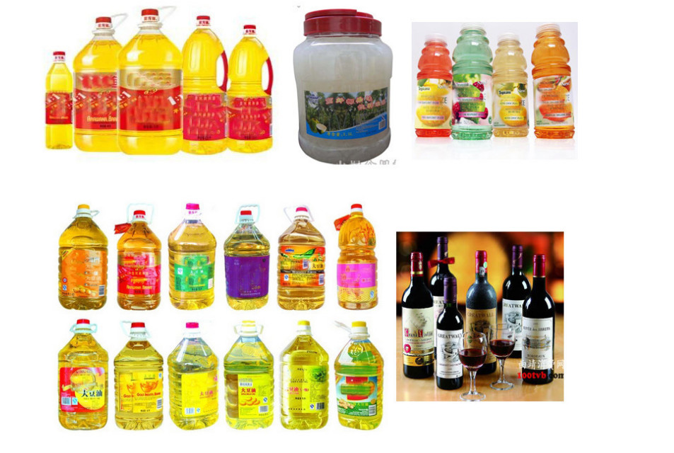 Full Automatic Edible Oil Filling Machine 3 In 1 Silver Grey With Touch Screen