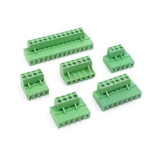China 5.08mm Pitch PCB Plug-in Screw Terminal Blocks Plug Straight Pin Header with Flange on sale