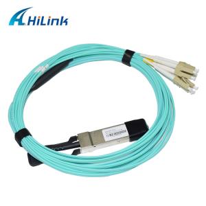 40G-Base QSFP+ To 8xLC SR4 Active Optical Breakout Cable MSA Compliant 40G AOC