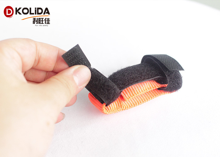 Orange Weather Resistant Dog Collar Safety Light LED Attacher Cover