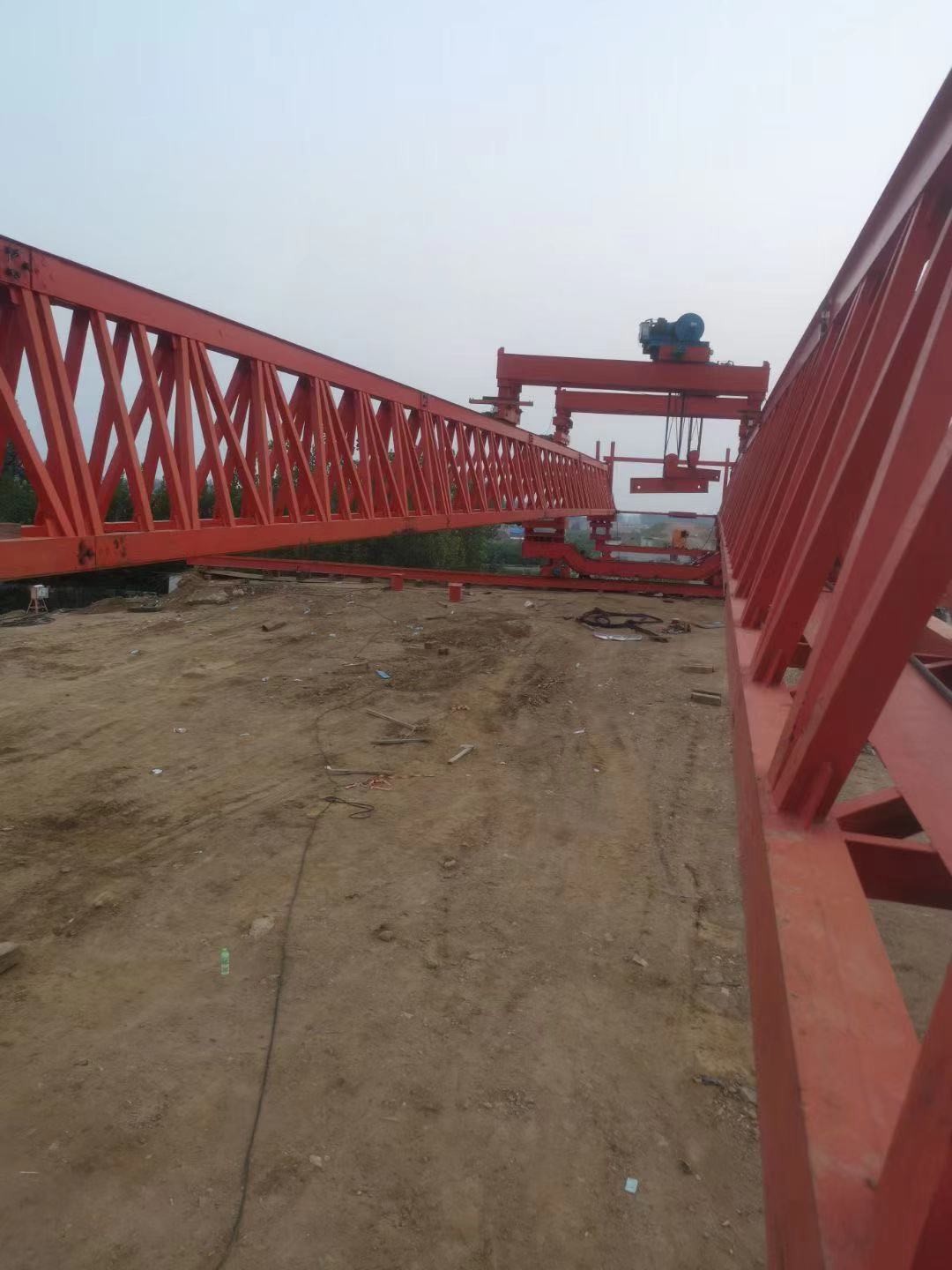 JQJ 190t bridge erecting machine, double beam truss bridge erecting machine crane and electric travelling crane made in
