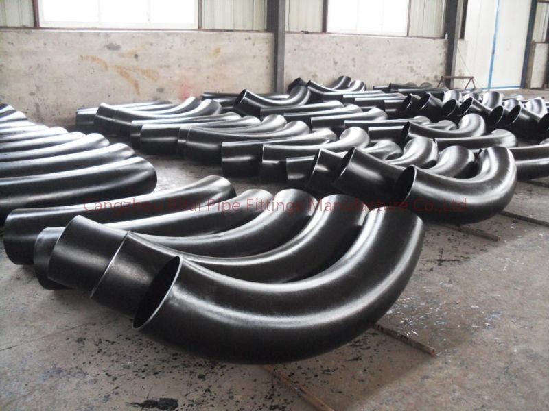 A420 WPL6 3D Pipe Bends Carbon Steel 180 30 45 60 90 Degree Butt Welded Carbon