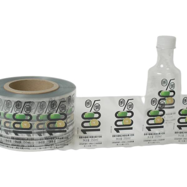 Transparent and Non-Transparent Beverage Bottle Label for Different Branding