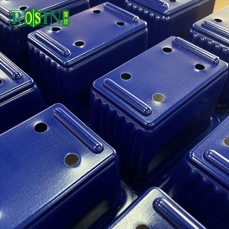Customized Single Plant Plastic Seedling Tray PS Square Hole Disposable Seedling Trays