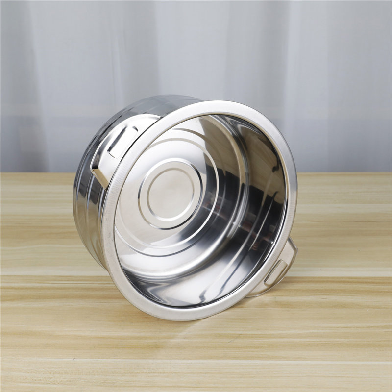 Stainless Steel Double Wall Stock Pot 410 Lunch Box Food Container Storage with Lid