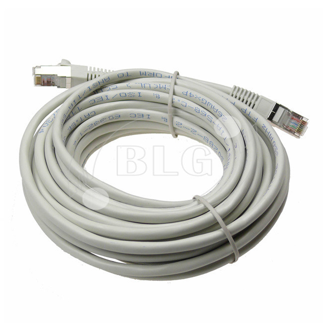 Grey Cat5e STP Patch Cable 568B Wiring RJ45 Connectors Ethernet Network Cord