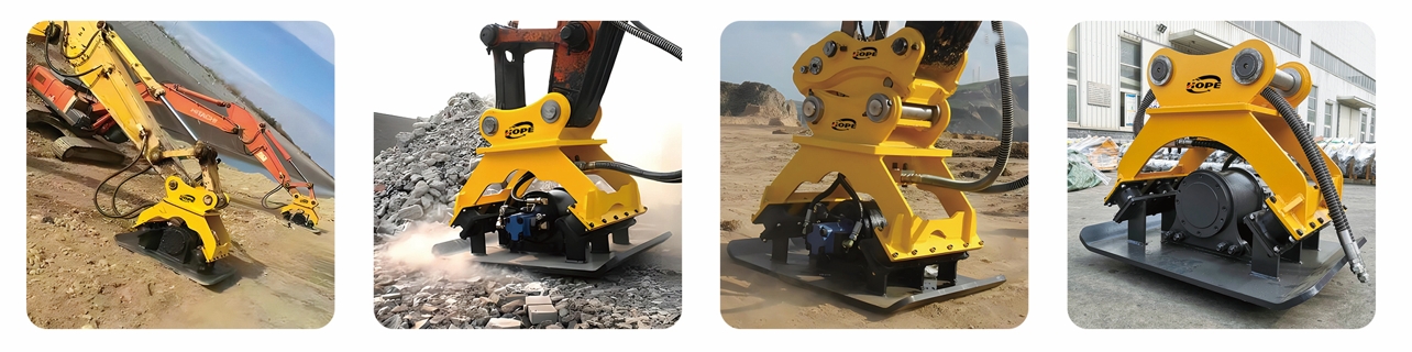 New Construction Machinery Attachments Hydraulic Plate Compactor Concrete Hammer Essential