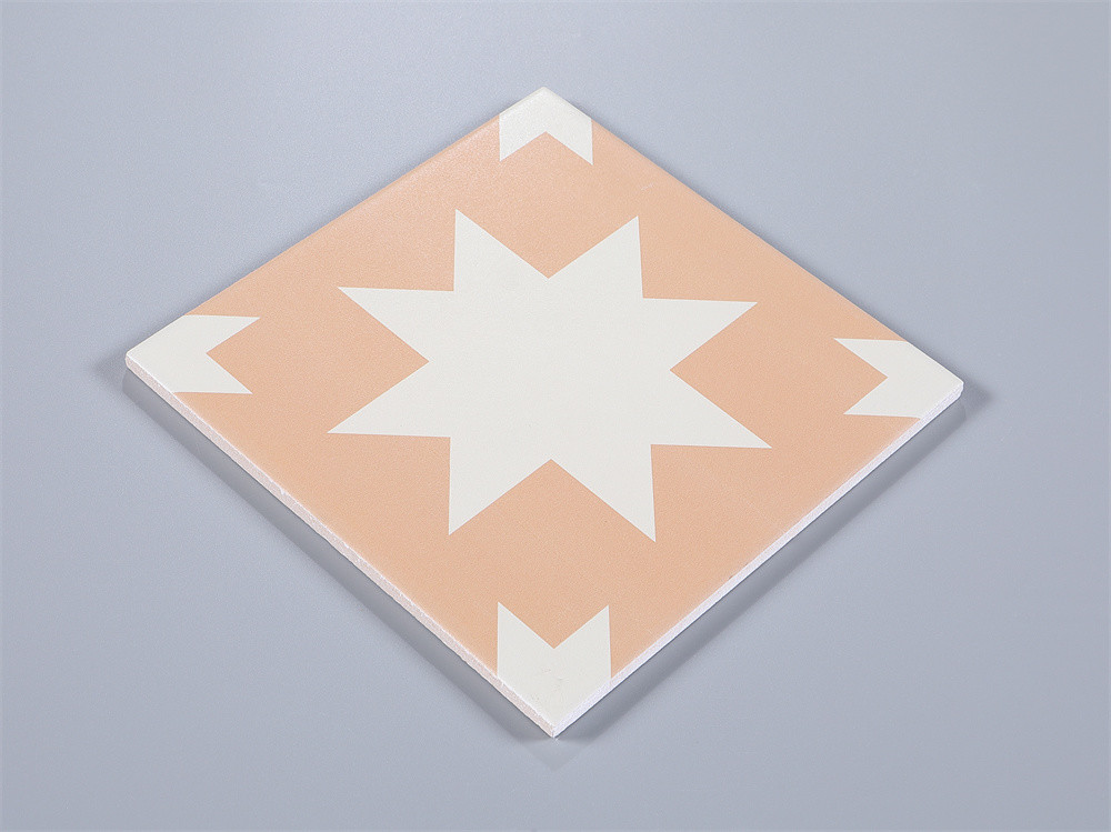 Beige And Yellow Tiles 200x200mm For Balcony And Durable Ceramic Rustic Tiles For Kitchen Background