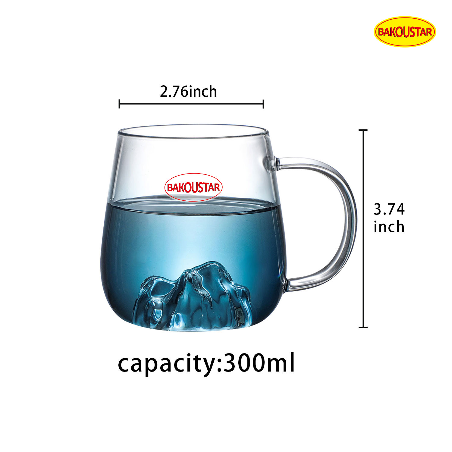 Clear 1800ml Borosilicate Heat Resistant Glass Teapot