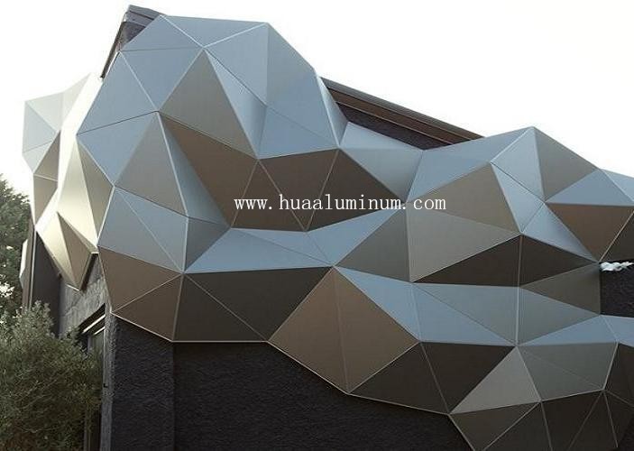 1600*4500mm Aluminium Solid Panel , SGS Aluminium Composite Cladding Panels