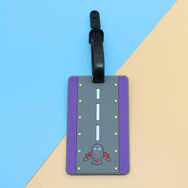 Food Grade Silicone Travel Luggage Tags Unique Identify Labels for Men and Women