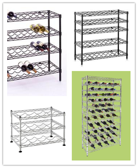 wine display shelving