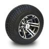 Buy cheap 10'' Golf Cart Rim And 205/50-10 DOT Street Tire Assembly - Machined/Glossy from wholesalers