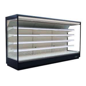  Supermarket Open Display Fridge for Dairy and Drinks with LED Lighting Manufactures