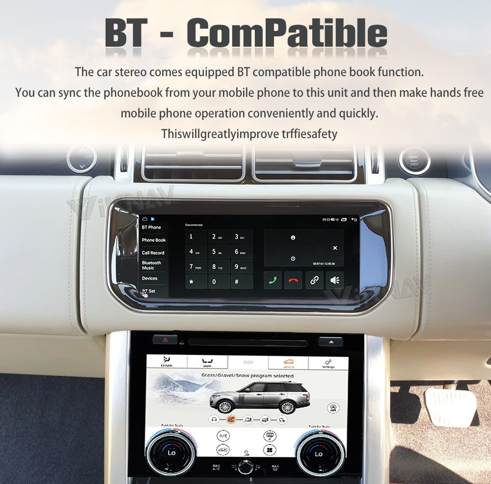 Range Rover L405 Vogue 10.25inch Android 10 Head Unit With Wireless Carplay