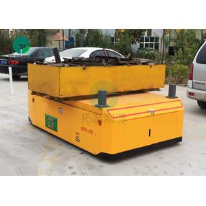 Heavy load battery operated steerable agv automated guided vehicle