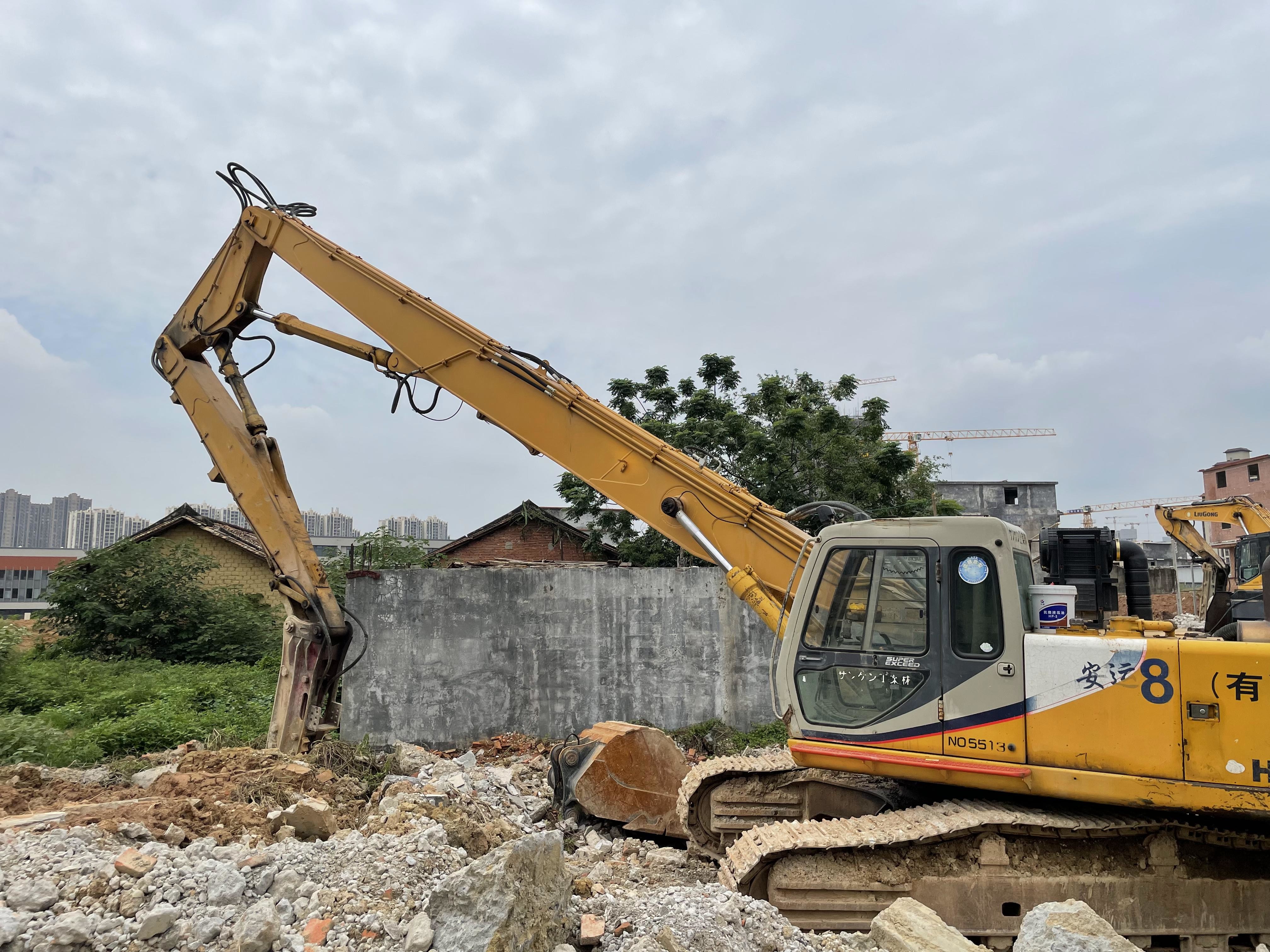 35Ton Highly Customized Excavator Long Reach Demolition Boom For Demolish Buildings With Factory High Standard QC Control