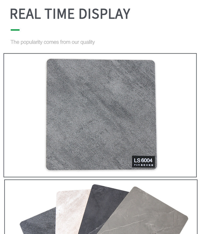 Bamboo Charcoal PVC Marble Wall Panel Sheet 1220*2440*8mm