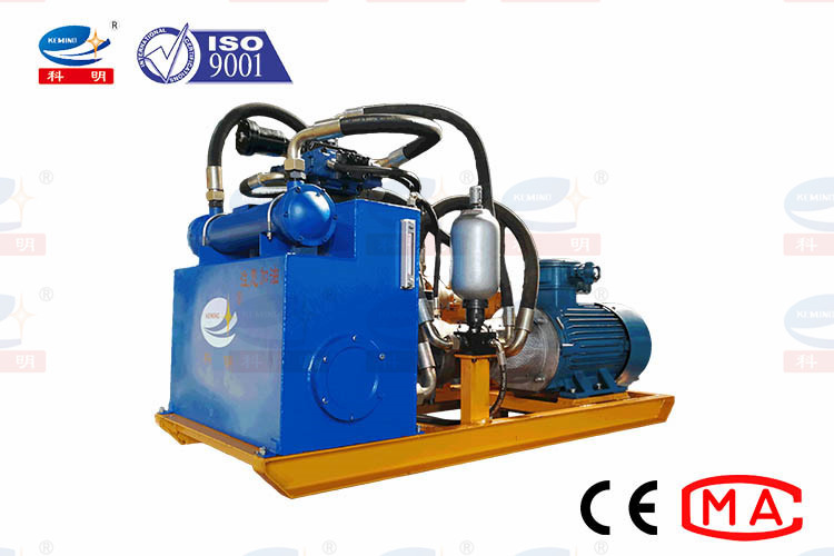 Anti - Explosion Cement Grouting Pump Single Or Double Fluid Use In Coal Mine