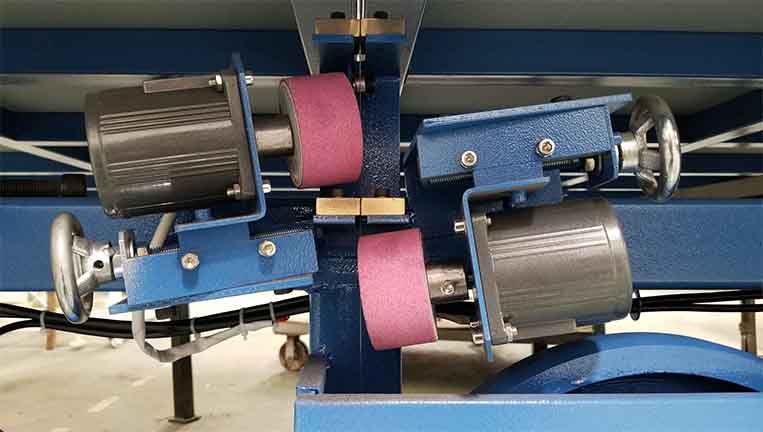 Vertical Blade Saw Manual Cutter for EPE Leather Plastic Rubber Roll Mat Distribution