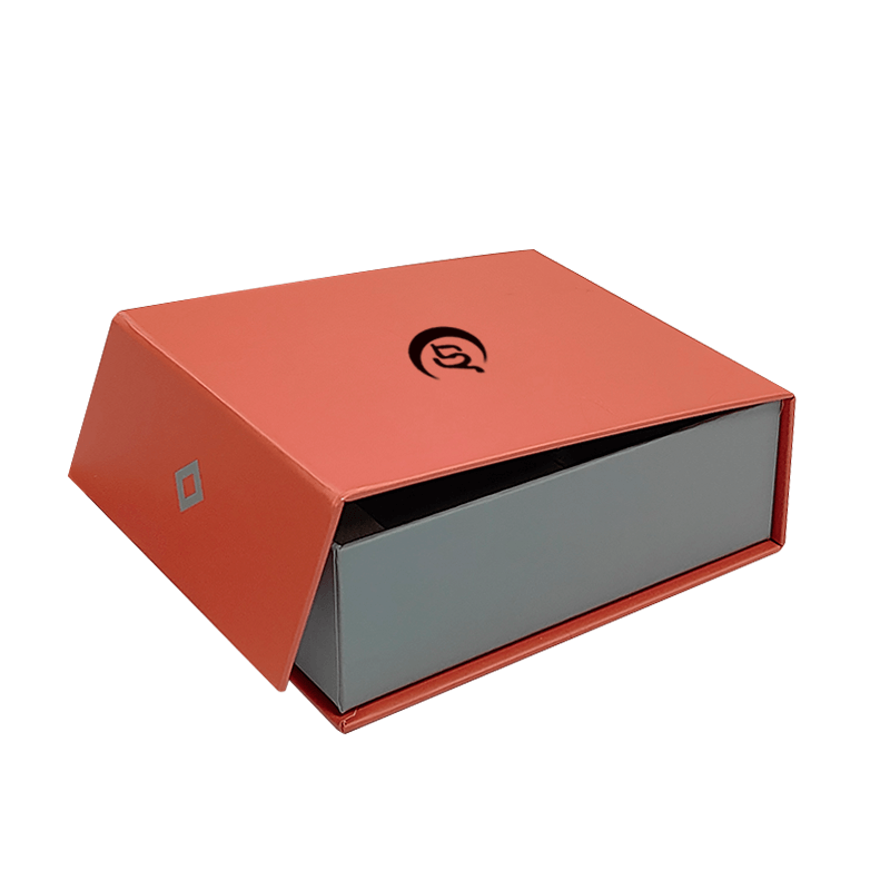 Handmade Custom Size Magnetic Book Shape Paper Rigid Gift Box For Watch Belt Packaging