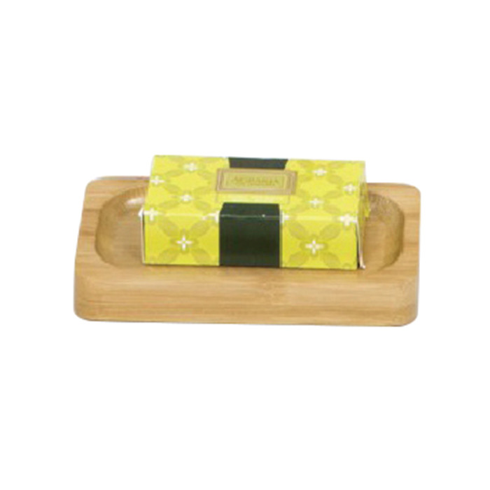 Eco Friendly Hotel Guestroom Resin Collection Bamboo Soap Dish For Bathroom