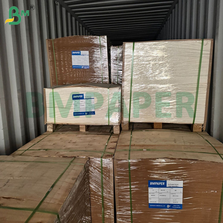 250gram 275gram Rigid Mateiral Food Grade Kraft Paper For Lunch box 61 x 86cm 