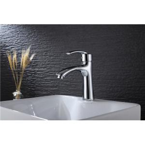 Easy Installation Vanity Sink Faucets Chrome Plated Finish with Adjustable Accessories