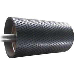  92% Alumina Ceramic Rubber Pullery Lagging With Mohs 9 Hardness White Black Color Manufactures