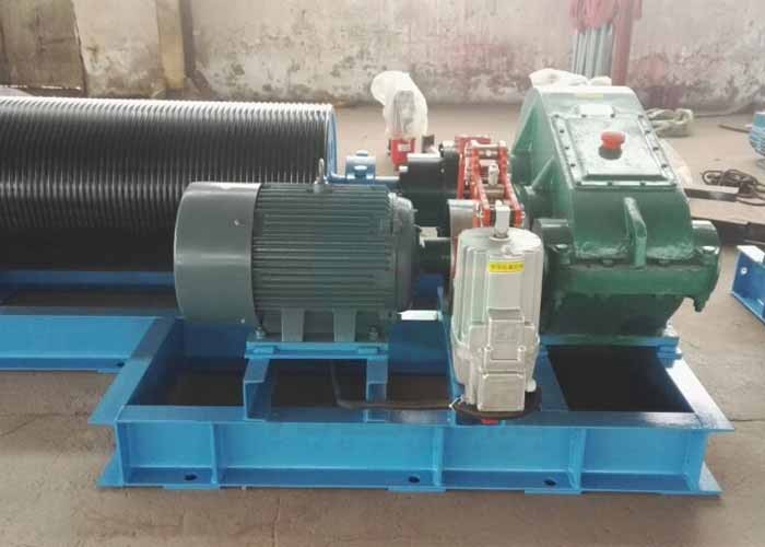 1-10 Tons Fast Speed Double Cable Drum Electric Piling Winch With Wire Rope