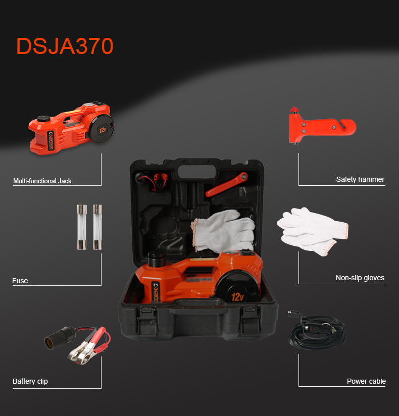 Multifunctional Electric Hydraulic Floor Jack With Inflating Pump 150w