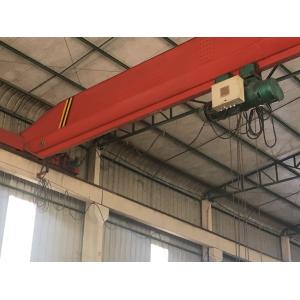 China Red Single Girder Bridge Crane Overhead Travelling Crane With Chinese Configuration on sale