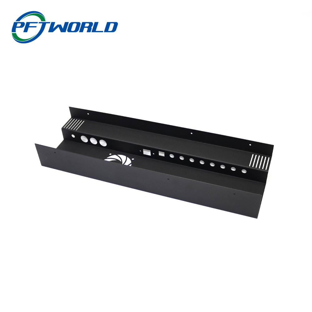 ODM Custom Aluminum Laser Cutting Parts Black Anodizing High Precision