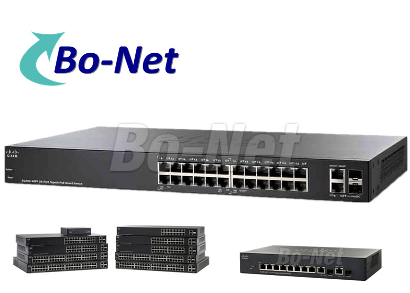 China SG200-26FP CISCO SMB Switch / Cisco 24 Port POE Gigabit Managed Switch 180W on sale