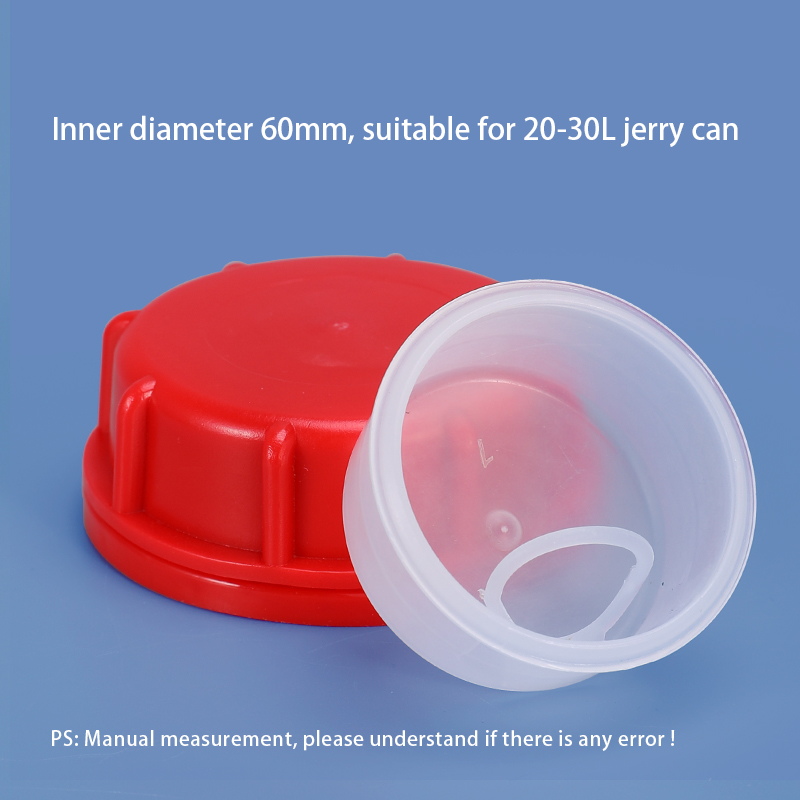 Professional IBC 60mm Plastic Lid Dust Cover With HDPE Gasket For 20-30L Jerry Can Made
