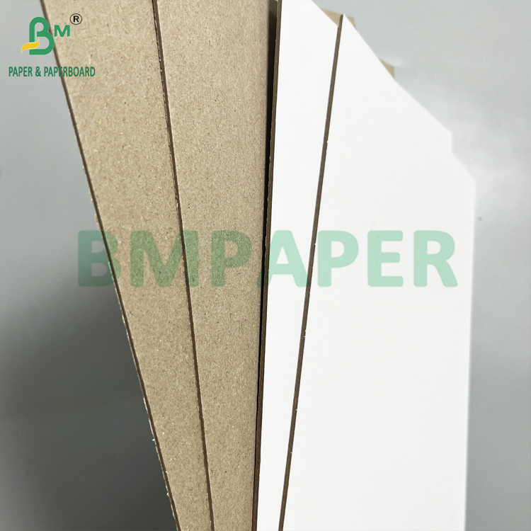 Good Printing Performance 1500gsm White Clay Duplex Board 700 * 1000 mm