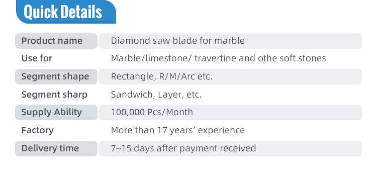 Smooth and Precise Cutting A Grade Diamond Saw Blades with OBM Customized Support