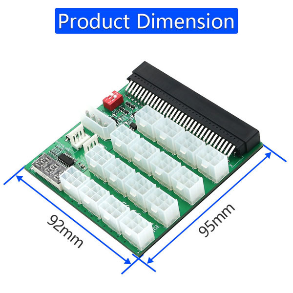ATX 16x 6Pin 12V Power Supply Breakout Board With Synchronization Remote Management