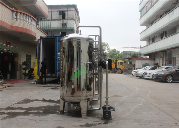 Drinking RO Water System Machine / RO Water Plant With High Pressure Pump