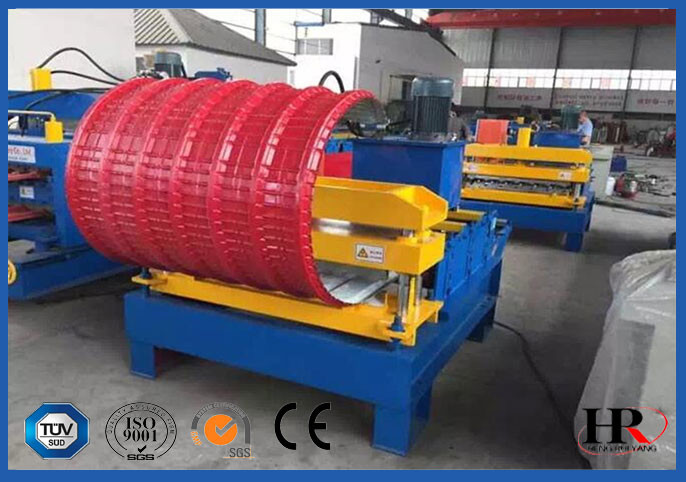 Auto Bending Roof Cold Roll Forming Machine High Speed 1.5kw