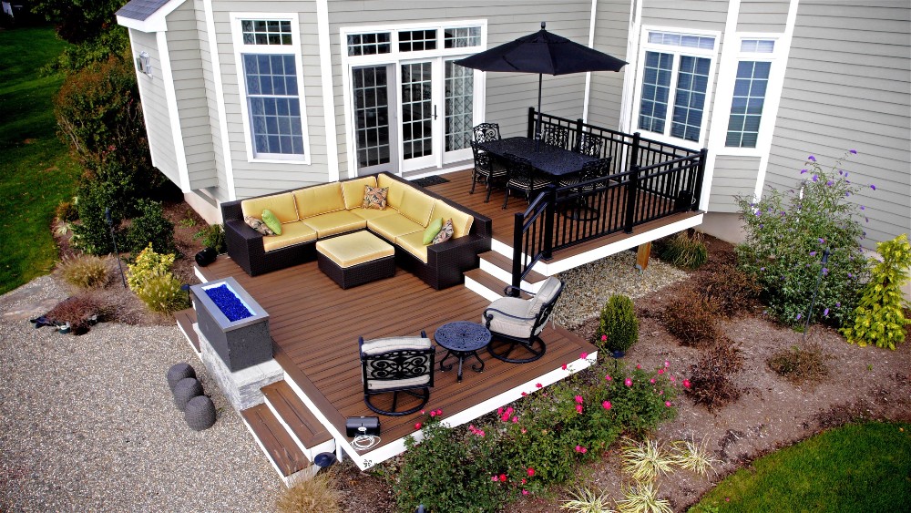 150 X 30MM Waterproof WPC Hollow Decking Plastic Deck Flooring Outdoor For Terrace